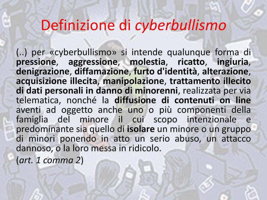 Prevenzione E Contrasto Del Fenomeno Del Cyberbullismo Ppt Scaricare